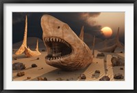 Framed Megalodon Desert