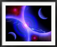 Framed Red Stars and Blue Planets