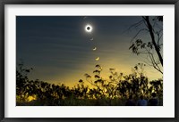 Framed Solar Eclipse Composite