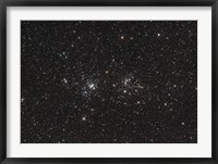 Framed Double Cluster in Perseus