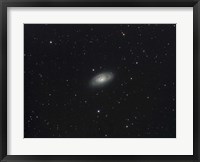Framed Messier 64, the Black Eye Galaxy
