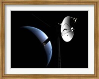 Framed Voyager 1 at Neptune