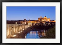 Framed Roman Bridge, Catedral Mosque of Cordoba, Cordoba, Andalucia, Spain