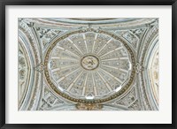 Framed Catedral Mosque of Cordoba, Ceiling, Cordoba, Andalucia, Spain