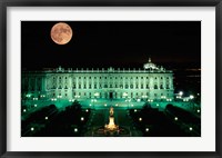 Framed Royal Palace and Plaza de Oriente, Madrid, Spain