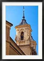 Framed Spain, Granada Bell tower of the Church of San Justo y Pastor