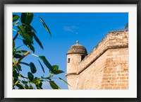 Framed City ramparts, Palma de Mallorca, Majorca, Balearic Islands, Spain