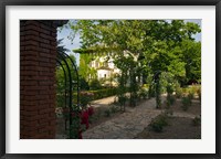 Framed Entrance gate to Cordorniu Winery, Catalonia, Spain