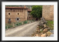 Framed Small rural village, La Rioja Region, Spain