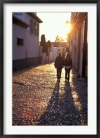 Framed Albaicin Sunset, Granada, Spain