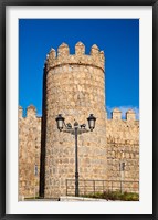 Framed Spain, Castilla y Leon Scenic medieval city walls of Avila