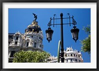 Framed Spain, Madrid Metropolis building on Grand Via