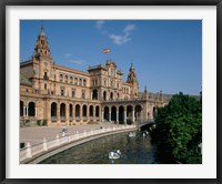 Framed Plaza De Espana, Seville, Andalusia, Spain