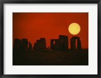 Framed Monoliths of Stonehenge near Salisbury, England