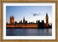 Framed Big Ben, Houses of Parliament, London, England