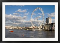 Framed England, London, London Eye and Shell Building