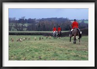 Framed Quorn Fox Hunt, Leicestershire, England