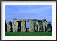 Framed Abstract of Stones at Stonehenge, England