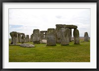 Framed Stonehenge Monument, England