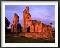 Framed Glastonbury Abbey, England