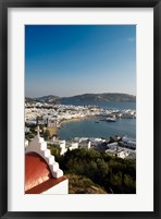 Framed Inner harbor of Mykonos, Chora, Mykonos, Greece