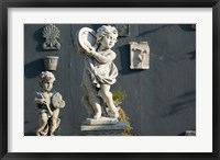 Framed Greece, Ionian Islands, Kefalonia, Cherub Statue