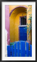 Framed Town of Oia, Santorini, Greece