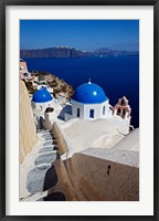 Framed Oia, Santorini, Greece