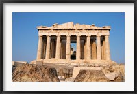 Framed Parthenon, Ancient Architecture, Acropolis, Athens, Greece