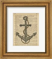 Framed Nautical Series - Anchor