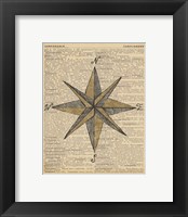 Framed Nautical Series - Nautical Star