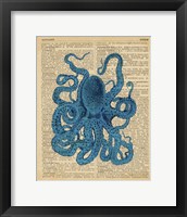 Framed Vintage Octopus