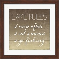 Framed Lake Rules