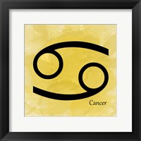 Framed Cancer - Yellow