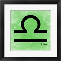 Framed Libra - Green