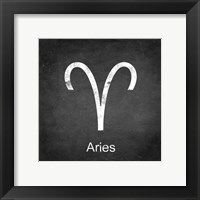 Aries - Black Framed Print