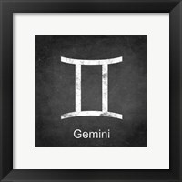 Gemini - Black Framed Print