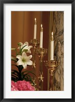 Easter Candles Framed Print