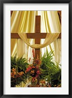 Easter Cross Framed Print