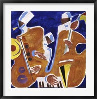 Framed Jazz Collage I