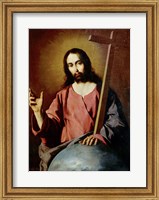 Framed Savior Blessing. 1638