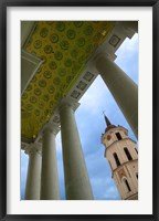 Framed Bell Tower of the Cathedral, Vilnius, Lithuania