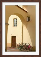 Framed Vilnius University in the Old Town, Vilnius, Lithuania