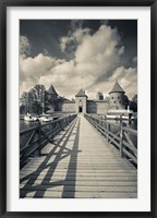 Framed Island Castle by Lake Galve, Trakai, Lithuania IV