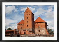 Framed Island Castle by Lake Galve, Trakai, Lithuania V