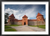 Framed Island Castle by Lake Galve, Trakai, Lithuania VI