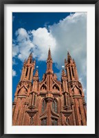 Framed Lithuania, Vilnius, St Anne, Bernardine Churches