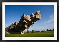 Framed Ninth Fort Monument, Kaunas, Central Lithuania, Lithuania