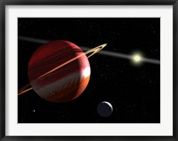 Framed Jupiter-mass planet orbiting the nearby star Epsilon Eridani