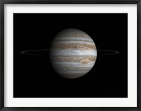 Framed Artist's Concept of the Planet Jupiter